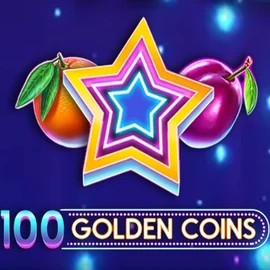 Official Slots logo: 100 Golden Coins by Amusnet Interactive at Shuffle Casino