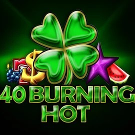 40 Burning Hot logo by Amusnet Interactive at Shuffle Casino