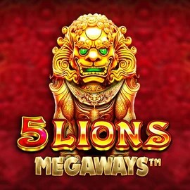 5 Lions Megaways slot visual from Pragmatic Play available on shufflekaszino.org