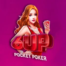 6 Up Pocket Poker slot visual from FlipLuck available on shufflekaszino.org