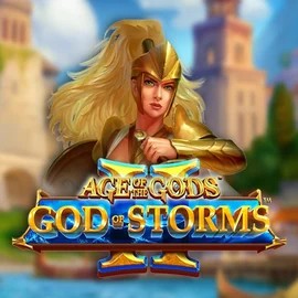 Age Of The Gods: God Of Storms 2 game by Playtech – logo hosted on Shuffle Casino