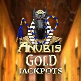Anubis Gold Jackpots logo by Inspired Gaming Shuffle Casino