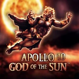Apollo God of the Sun slot logo by Novomatic at Shuffle Casino