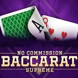 Baccarat Supreme slot logo by OneTouch Games at Shuffle Casino