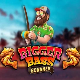 Slots logo of Bigger Bass Bonanza from Pragmatic Play at Shuffle Casino