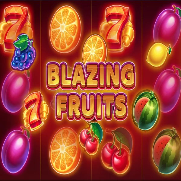 Blazing Fruits logo by Inbet Games Shuffle Casino