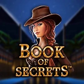 Official Slots logo: Book of Secrets by SYNOT Games at Shuffle Casino