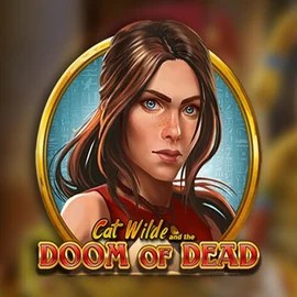 Slots logo of Cat Wilde and the Doom of Dead from Play’n GO at Shuffle Casino