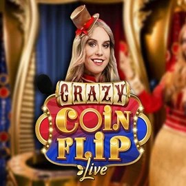 Crazy Coin Flip game by Evolution – logo hosted on Shuffle Casino