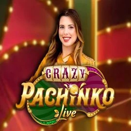 Crazy Pachinko logo by Evolution at Shuffle Casino