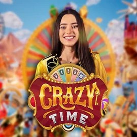 Official Live Casino logo: Crazy Time by Evolution at Shuffle Casino