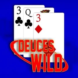 Deuces Wild slot logo by Games Global at Shuffle Casino