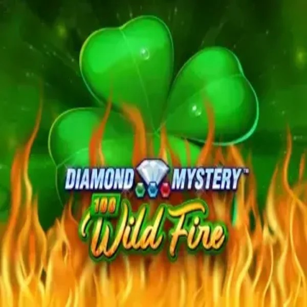 Diamond Mystery 100 Wild Fire slot visual from Greentube available on shufflekaszino.org