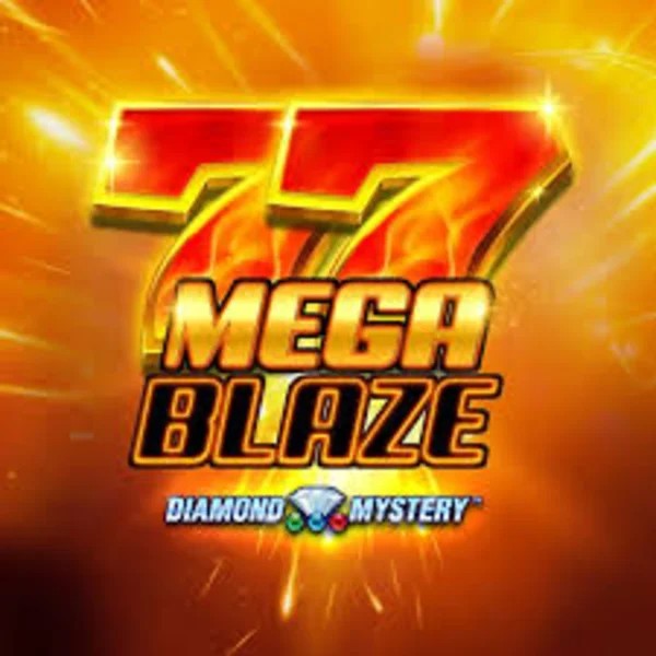 Diamond Mystery Mega Blaze by Greentube, showcased at shufflekaszino.org – game logo
