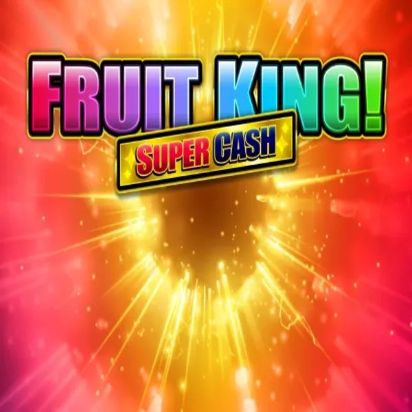 Fruit King Super Cash by Greentube, showcased at shufflekaszino.org – game logo