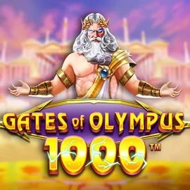 Gates of Olympus 1000 logo – Slots by Pragmatic Play at Shuffle Casino