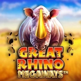 Great Rhino Megaways logo – Slots by Pragmatic Play at Shuffle Casino