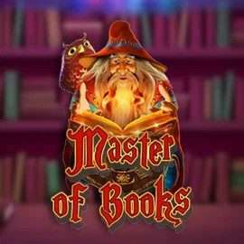 Master of Books online game logo by Swintt on shufflekaszino.org