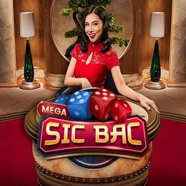 Mega Sic Bac online game logo by Pragmatic Play on shufflekaszino.org