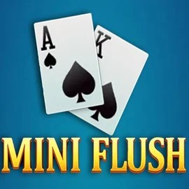 Official Poker logo: Mini Flush by TaDa Gaming at Shuffle Casino