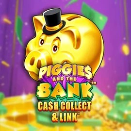 Piggies And The Bank Cash Collect &amp; Link logo by Origins at Shuffle Casino