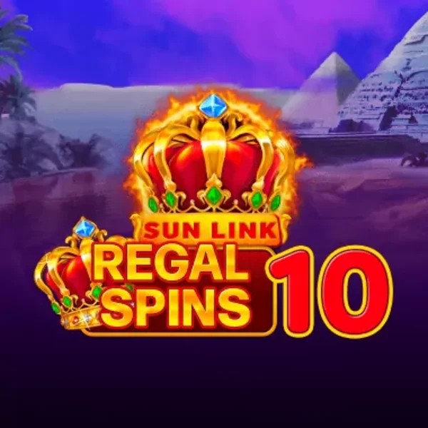 Regal Spins 10 by PatePlay, showcased at shufflekaszino.org – game logo