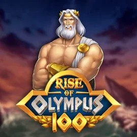 Rise of Olympus 100 slot logo by Play’n GO at Shuffle Casino