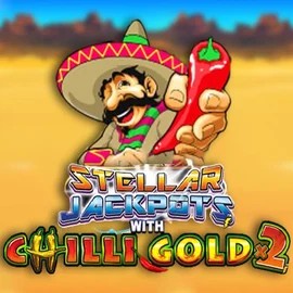 Stellar Jackpots with Chilli Gold x2 slot logo by Lightning Box Game at Shuffle Casino