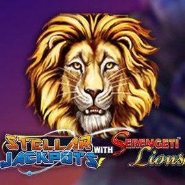 Stellar Jackpots with Serengeti Lions by Lightning Box Game, showcased at shufflekaszino.org – game logo
