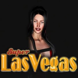 Super Las Vegas slot logo by PlayLabs at Shuffle Casino