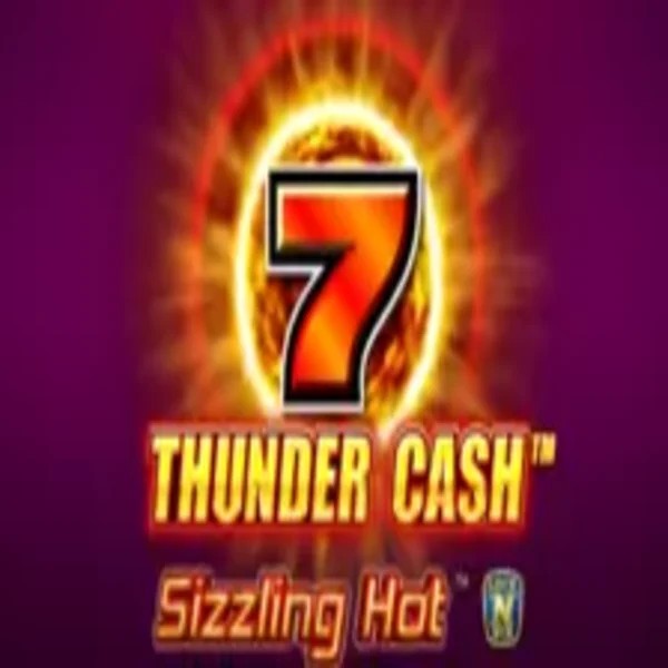 Official Slots logo: Thunder Cash Sizzling Hot by Novomatic at Shuffle Casino