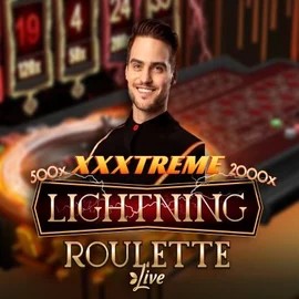 XXXtreme Lightning Roulette logo by Evolution at Shuffle Casino